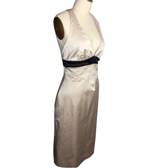 Bebe T-back‎ silk slim dress size XS - Picture 2 of 8